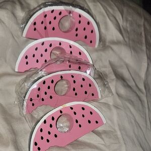Source Unknown Pink Watermelon Napkin Holders